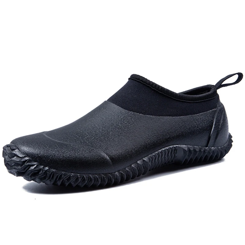 Autumn Rain Boots Men Shoes Waterproof Rubber Rainboots Outdoor Casual Spring Rainy Water Flat Botas Hombre |