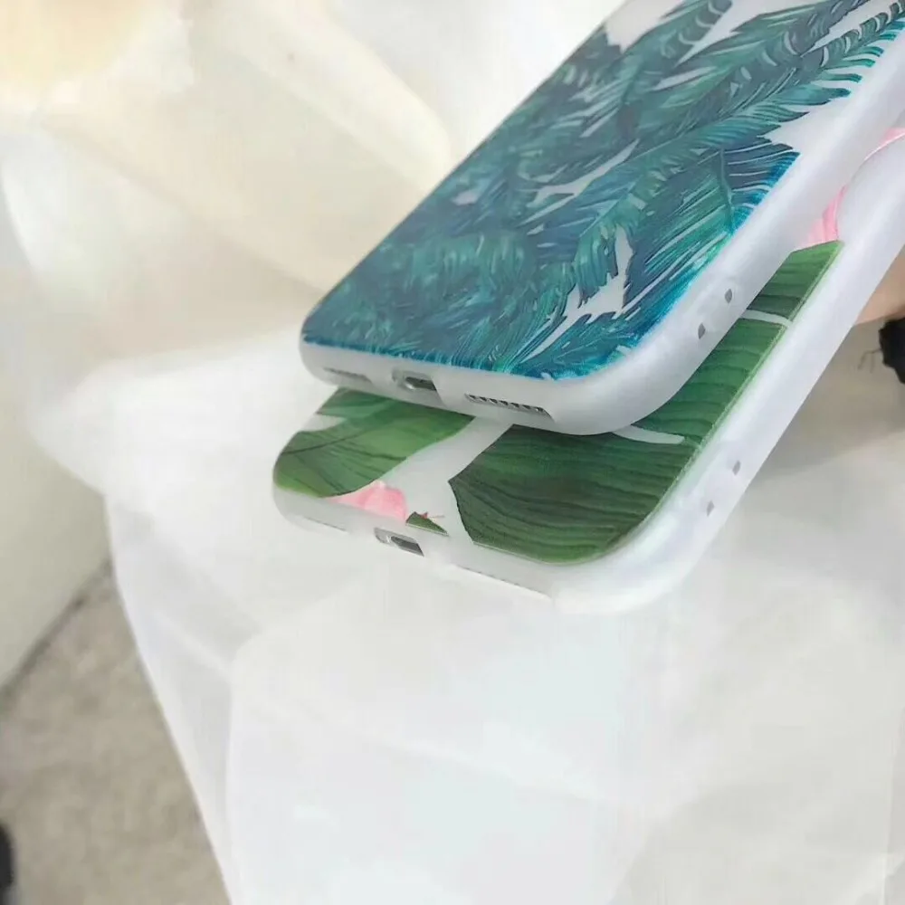 Модные популярные рисунок банановых листьев узор 3D рельеф Высокое качество