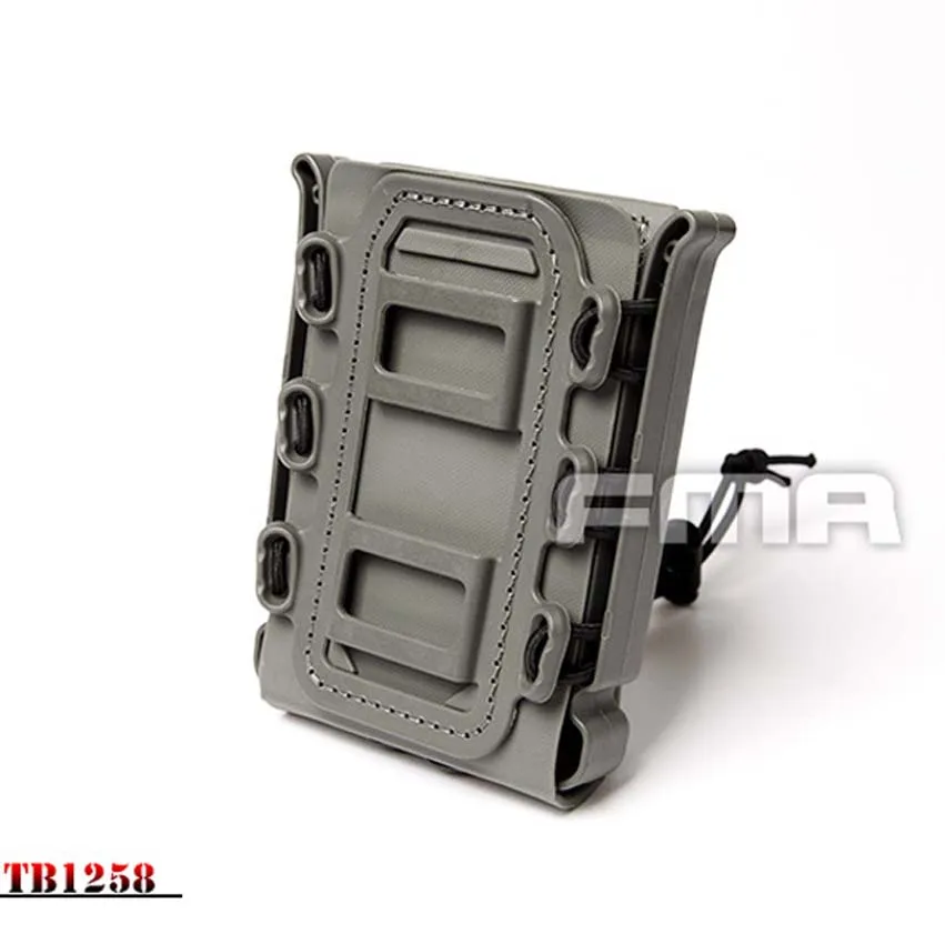 Outdoor FMA Tactical Soft Shell Scorpion Mag 7.62 Magazine Pouch Carrier TB1258 BK/DE/FG Free Shipping | Спорт и развлечения