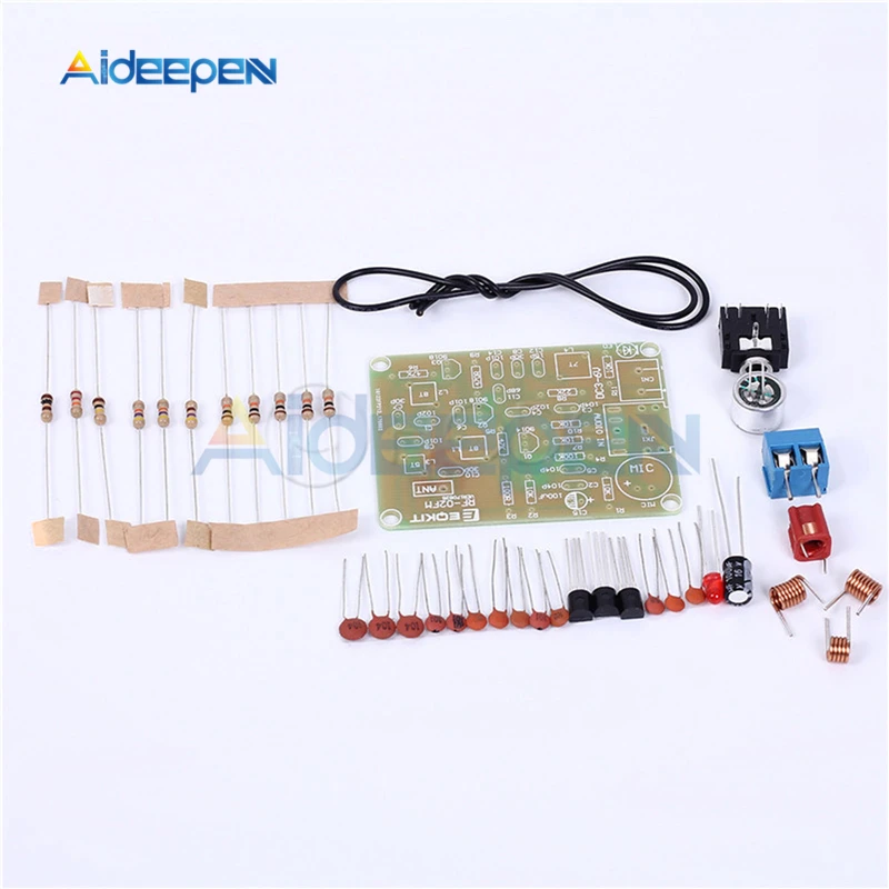 DC 3 V-6 V 88-108MHz FM частотная модуляция беспроводной передатчик наборы DIY fm-передатчик