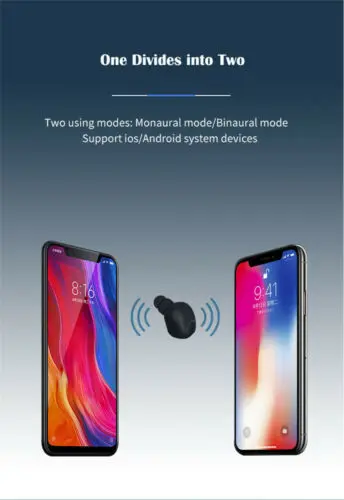 Мини беспроводные Bluetooth 5 0 супер бас спортивные наушники-вкладыши гарнитура с