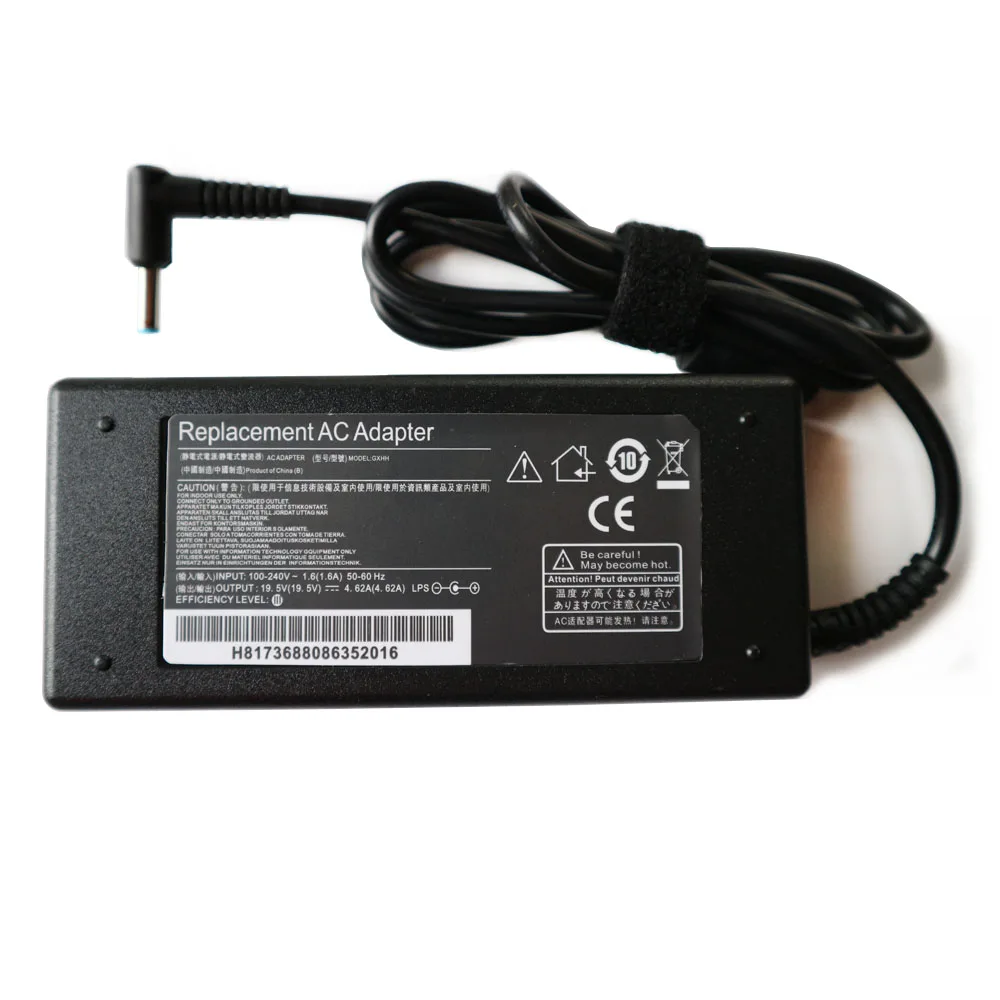 

19.5V 4.62A 90W 4.5x3.0mm Power Supply AC Adapter Laptop Charger For HP Envy 17-j106tx For HP Pavilion 15 15-e029TX Adapter