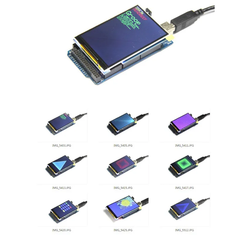 3 5-дюймовый TFT ЖК-модуль 5 &quotЖК-экран 480*320 для Arduino UNO R3 плата и поддержка mega 2560 |
