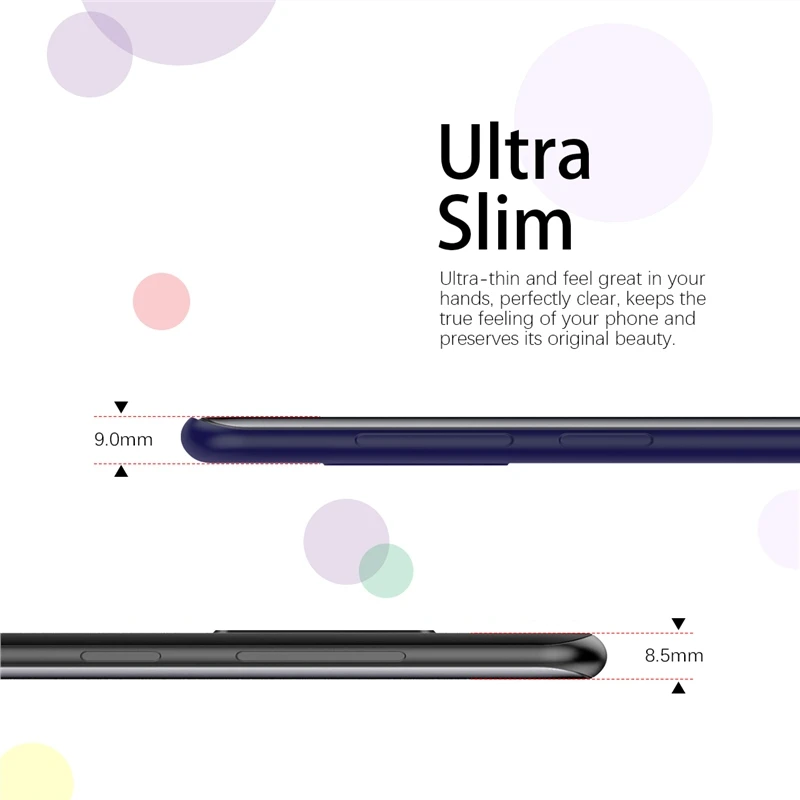 GrandEver мягкий карамельный простой чехол для Samsung Galaxy S9 plus однотонный черный