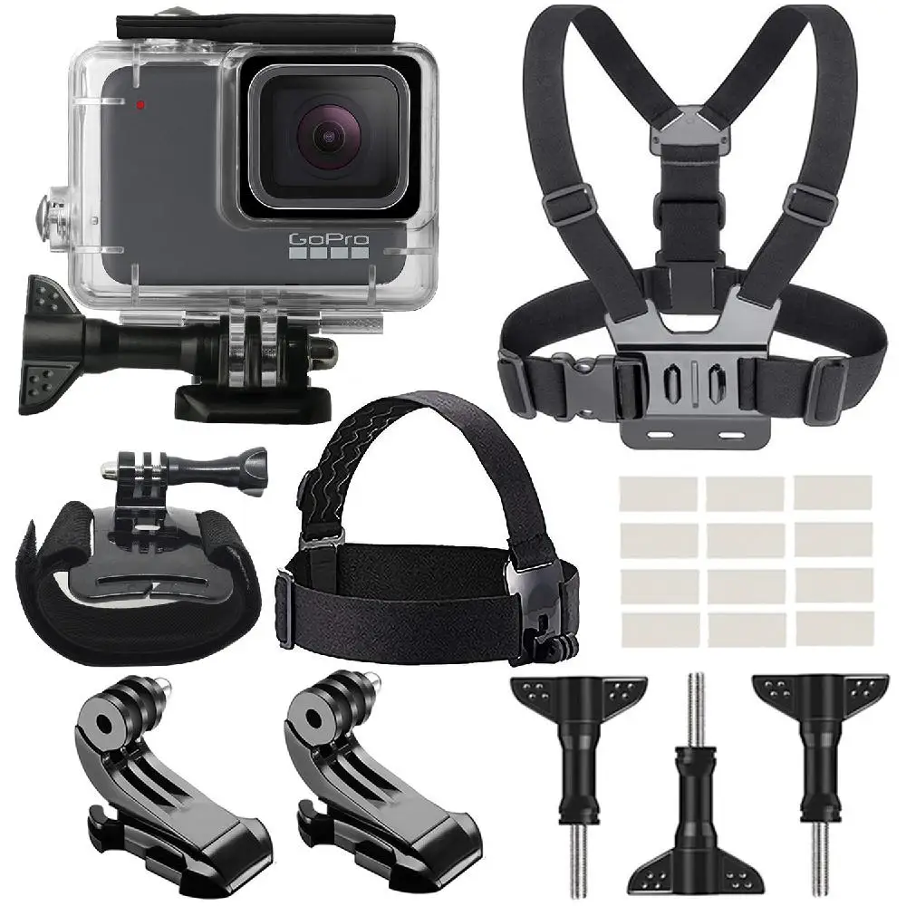 Водонепроницаемый корпус Yiwa 21 в 1 30 м защитный чехол для GoPro HERO7 белый серебристый