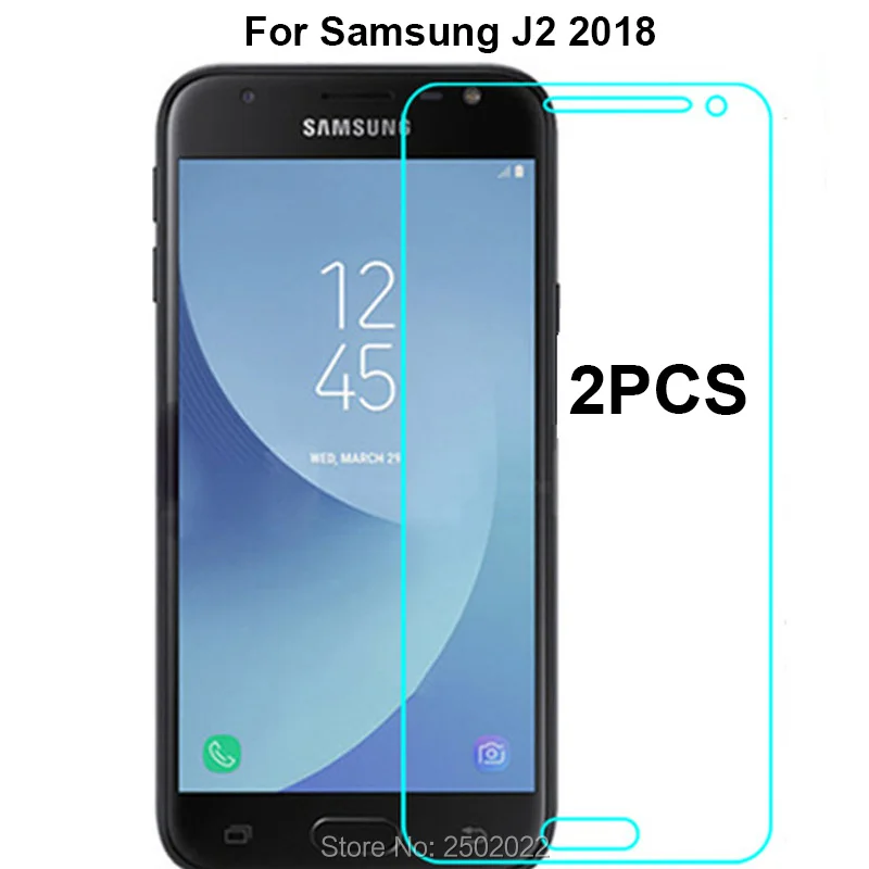 Закаленное стекло для Samsung Galaxy J2 2018 Защитная пленка J250F J250 2 шт. | Мобильные