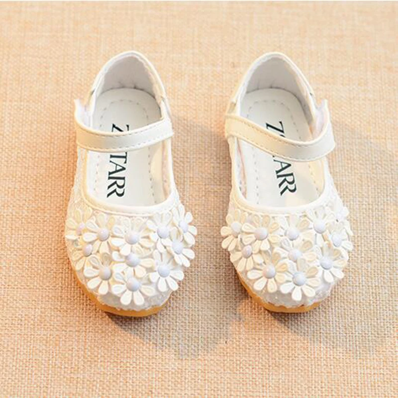 2019 весенне-летняя детская обувь для девочек с цветами принцессы удобные дышащие