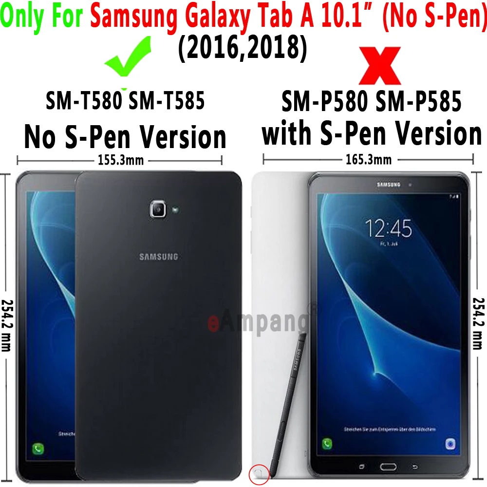 Чехол с рисунком книги для Samsung Galaxy Tab A/A6 10 1 2016 2018 T580 T585 T585N Магнитный умный чехол |