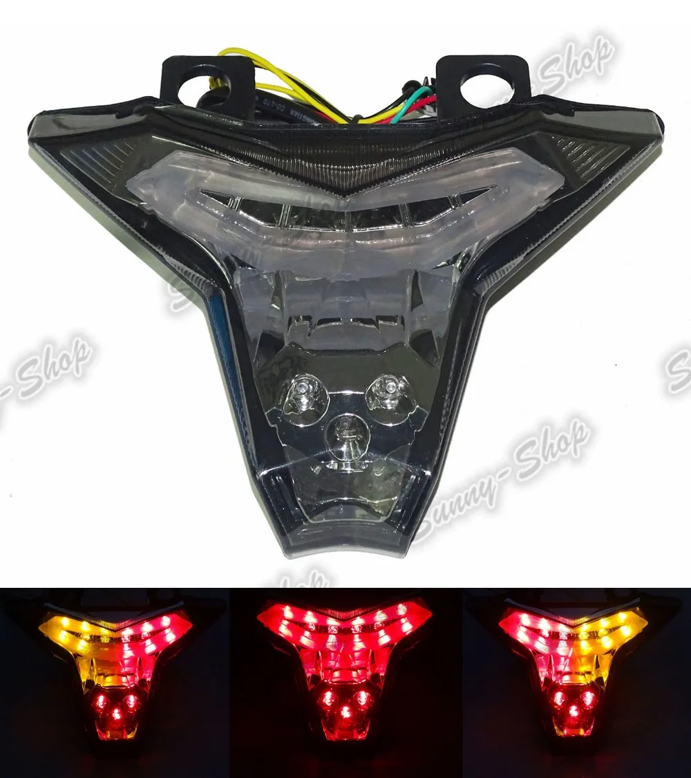 Задний фонарь тормозные сигналы поворота интегрированный из светодиодов дым для