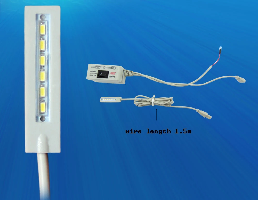 AC90-260V 0 5 Вт Светодиодная подсветка для швейной машины Магнитный подвал 1 год