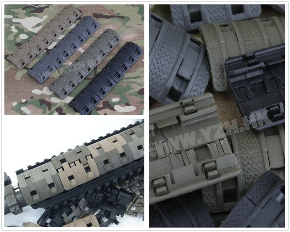 32 шт. в 1 пакет тактический Airsoft рельс крышки панелей плоское ПЭТ ПЭНД 4 цвета