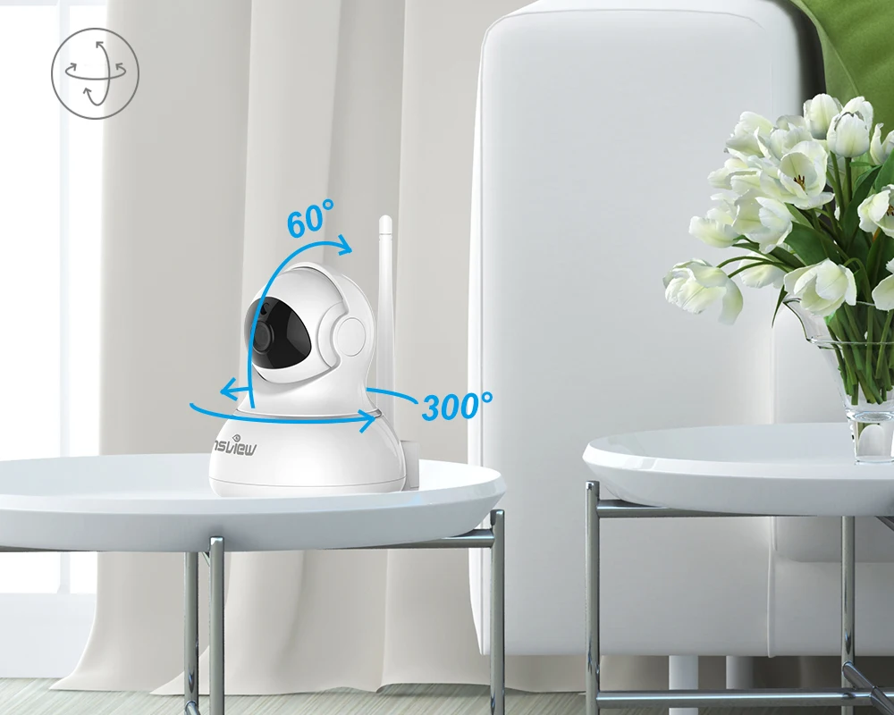 Wansview 633 ГБ ip-камера 350 &quotptz wi-fi веб-камера Инфракрасный Ночной монитор для зрения