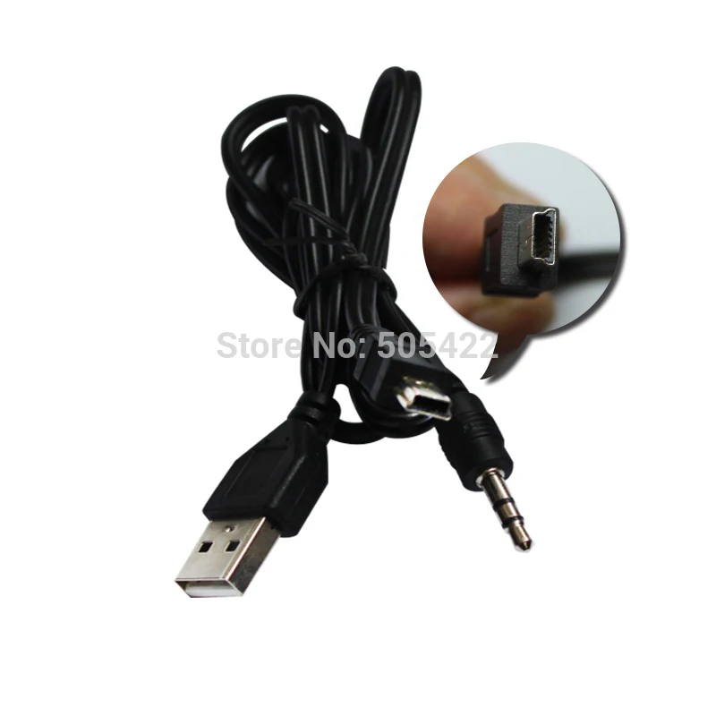 5 шт./лот 3 мм Aux аудио мини USB кабель Шнур адаптер зарядное устройство для iHome