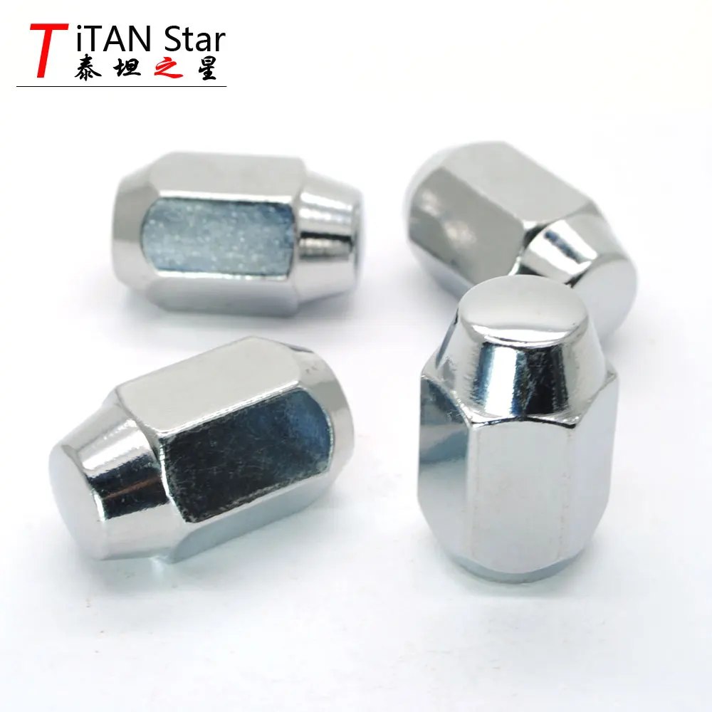 Колесные гайки M12x1.50 1 5 дюйма 4 шт. для колесных дисков шестигранные 21 мм Mazda KIA Hyundai
