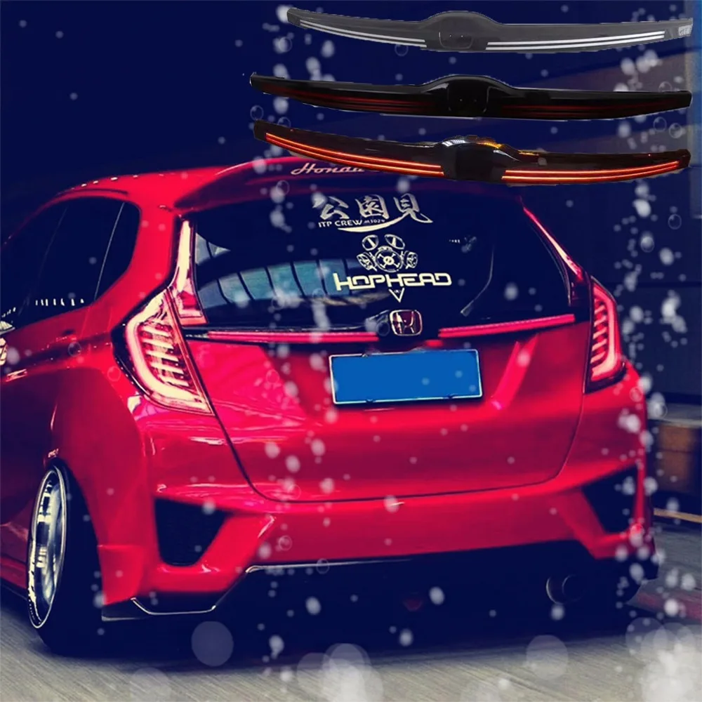 2018 комбинированный задний тормозной фонарь для Honda Jazzfit светодиодный DRL бампер