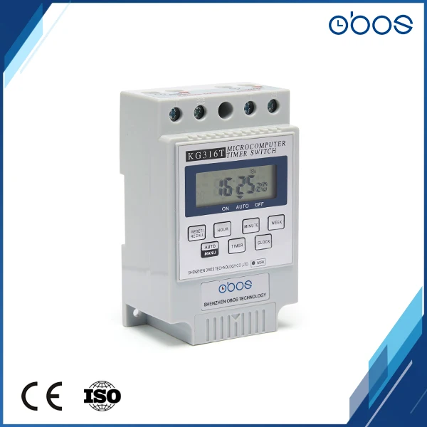 

OBOS brand 120VAC time switch with 10 times on/off per day/ weekly timing setting range 1min-168H free shipping low price