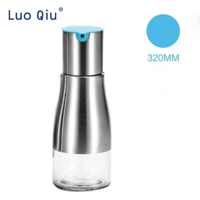 320 мл стеклянная бутылка для масла из нержавеющей стали герметичный соевый соус