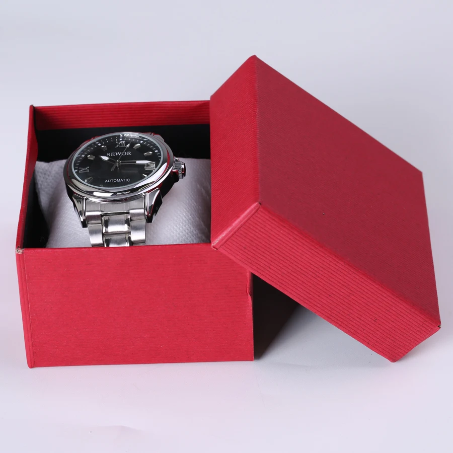 

2017 Luxury Brand Stainless Steel Watch Men Business Casual Automatic Mechanical Watches Military Wristwatch Waterproof Relogio