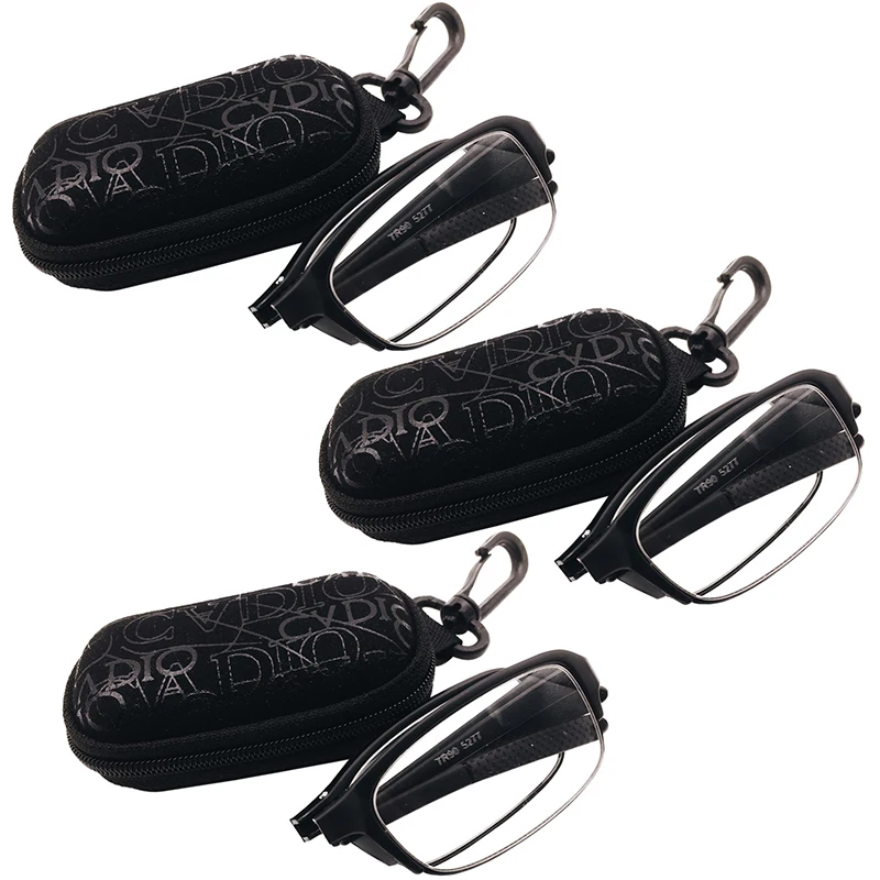 3x легкие складные очки для чтения мужские и женские офиса дома путешествий линзы