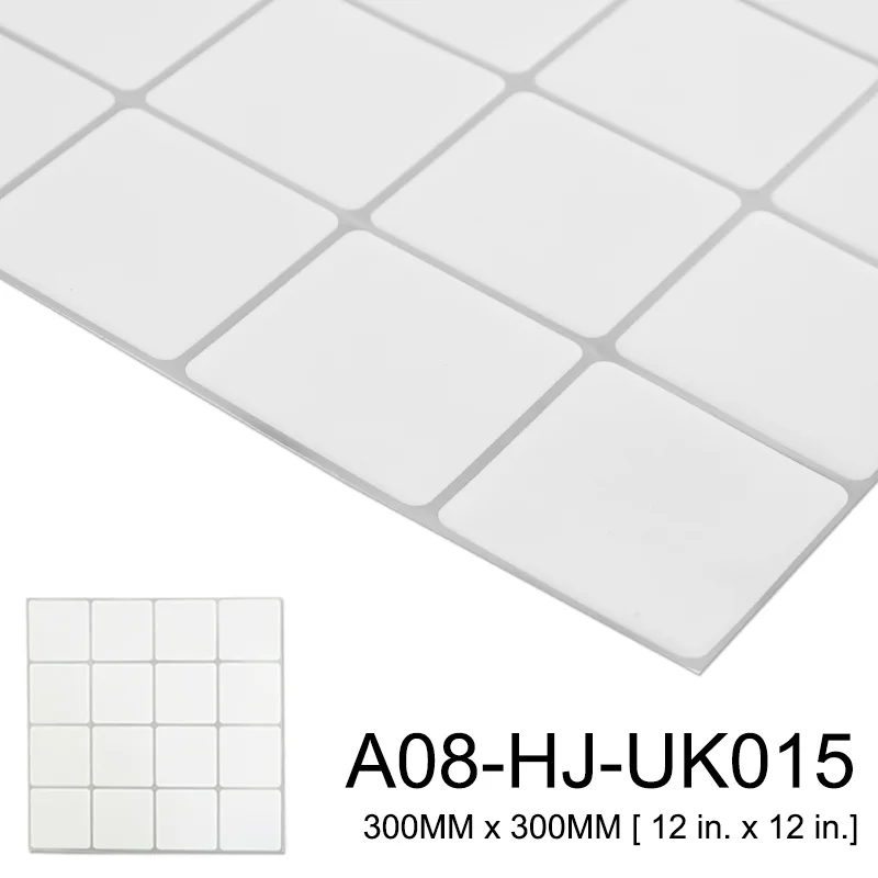 A08-HJ-UK015 Kaguyahime 10 шт. 3D наклейка s самоклеющаяся мозаичная плитка Водонепроницаемая DIY Настенная Наклейка s Декор наклейка Ретро Имитация керамической плитки - Цвет: A08-HJ-UK015