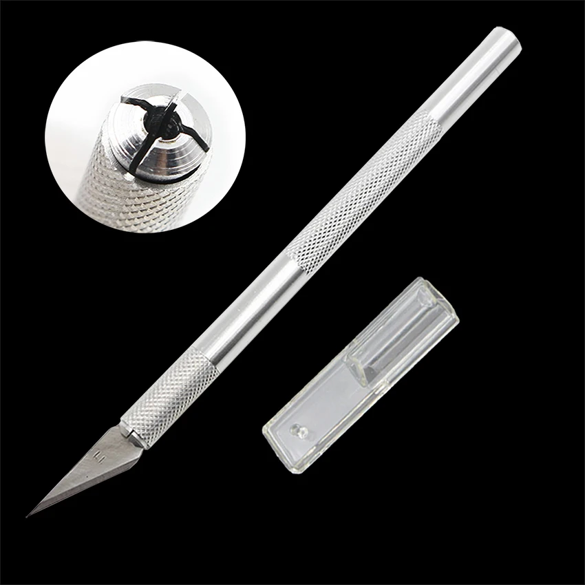 Silvery Knife Оригинальная твердость IC чип BGA материнская плата жесткий диск печатная плата ремонт нож изогнутые тонкие лезвия для iphone samsung - Цвет: Silvery Knife