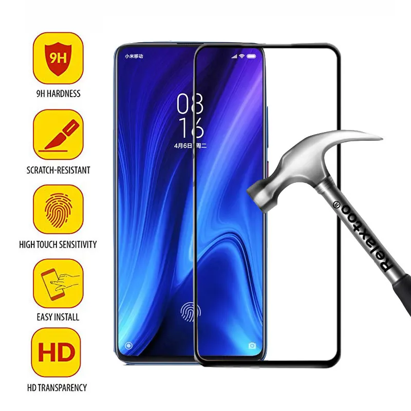 Закаленное стекло для xiaomi mi 9 t pro Защита экрана redmi k20 k 20 красное защитное k20pro