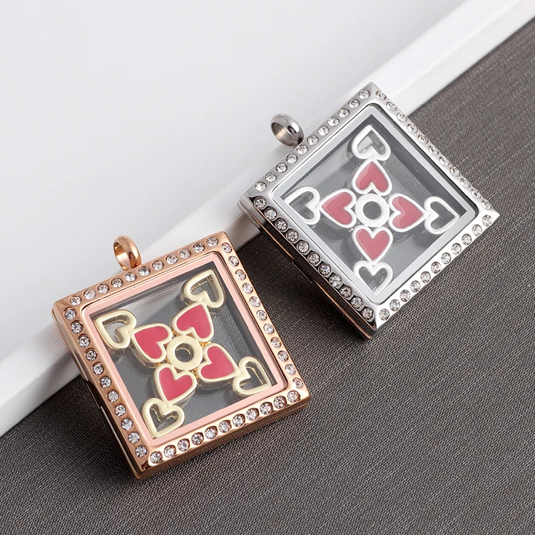 

20pcs/lot New Alloy Corss Plates Heart Charm For Memory Living Cheap Lockets For Women Jewelry Accessory CHM#433
