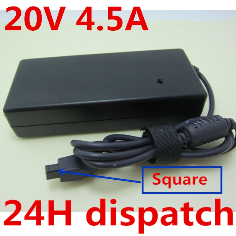 20 в 4.5A AC Мощность адаптер ноутбука Зарядное устройство для Dell Inspiron 1100 2500 2600 2650 3700 3800 4000 4100 4150 5000 5000e 7500 8000