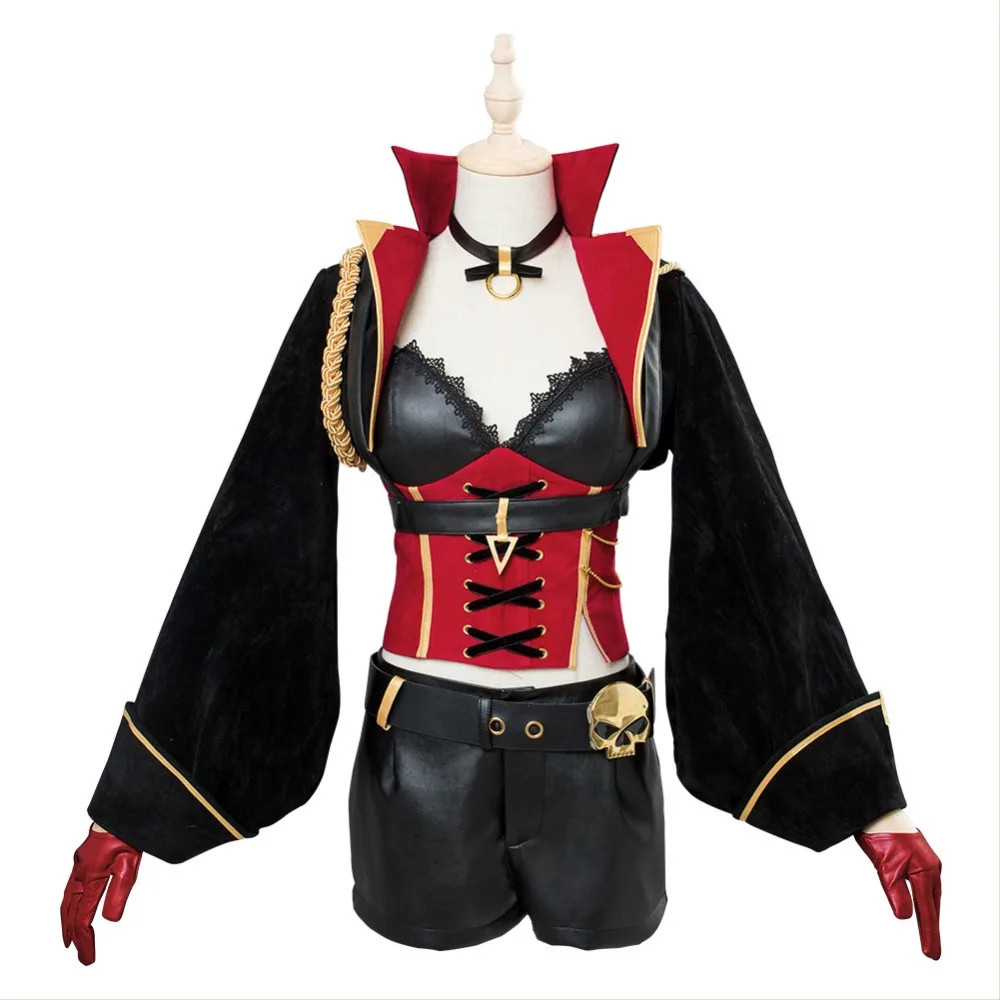 Azur Lane Косплей Жан Барт Костюм для взрослых женщин платье девушек Униформа