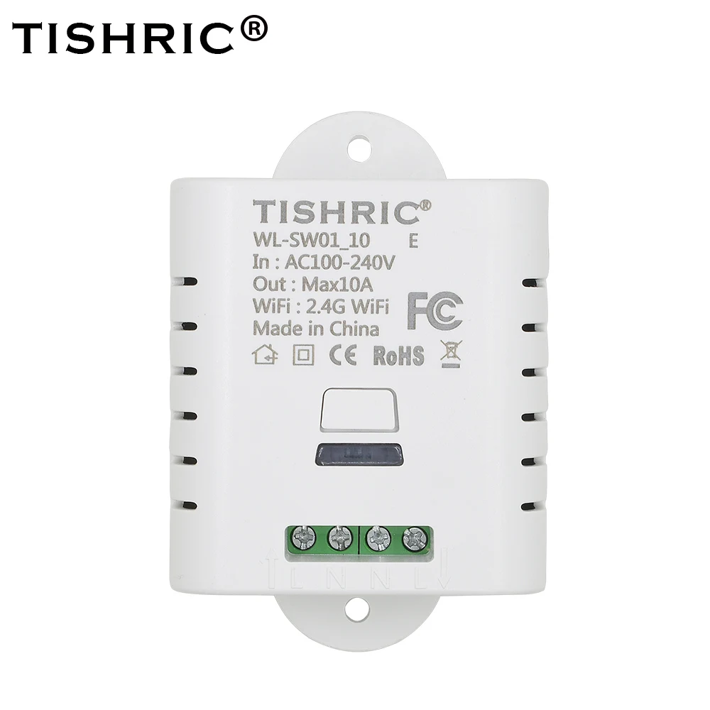 Tishric Basic Tishric T30 10A WiFi умная розетка AU/FR/EU/UK/US Беспроводная розетка, умная розетка, поддержка Alexa Google IFTTT - Комплект: Tishric Basic