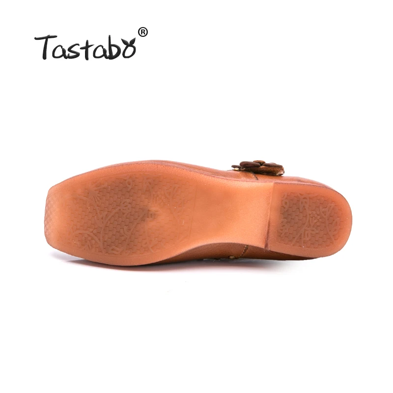 Tastabo/Женская обувь из натуральной кожи Лоферы Женская Мягкая удобная ручной