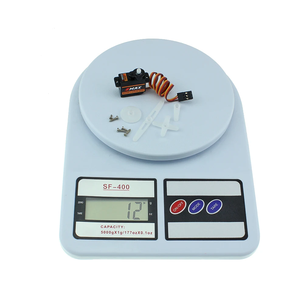 100% Оригинальный EMAX ES08A II цифровой сервопривод Высокочувствительный Mini Sub Micro для