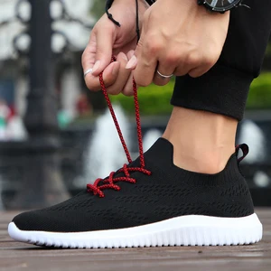 Мужские кроссовки на шнуровке Hemmyi, сетчатый дышащий светильник для тенниса, повседневные уличные кроссовки для весны и осени