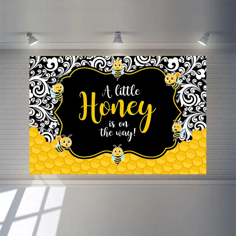 Фон для фотосъемки с изображением милой пчелы из мультфильма NeoBack маленький