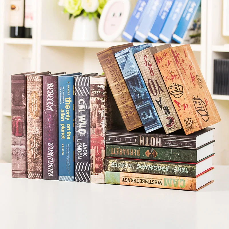 Европейский Винтаж поддельные книги книга-реквизит украшения модель творческий бар Кофе магазин поза творческие украшения-фурнитура