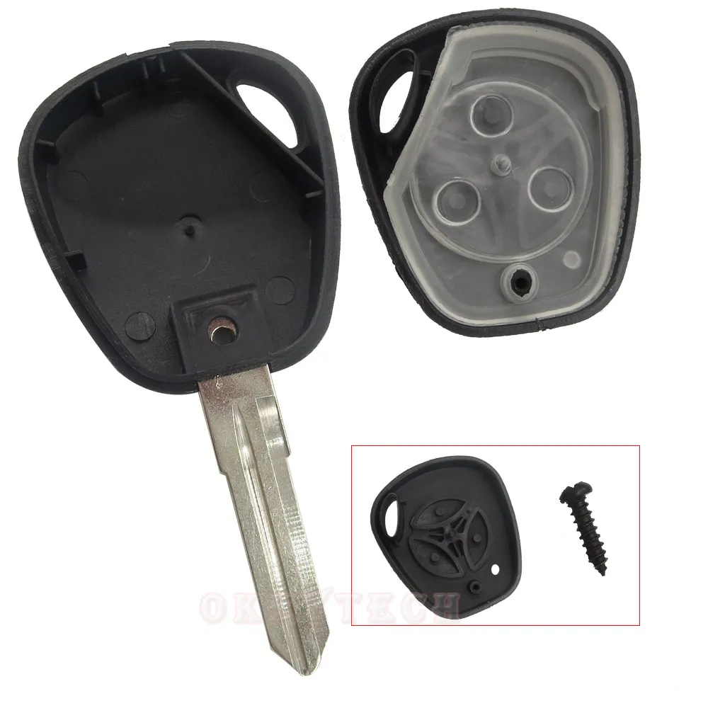 Чехол для дистанционного ключа OkeyTech с 3 кнопками сменный автомобильный брелок Lada