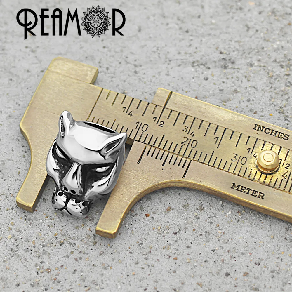 5 шт. бусины-шармы с большим отверстием из нержавеющей стали | Украшения и