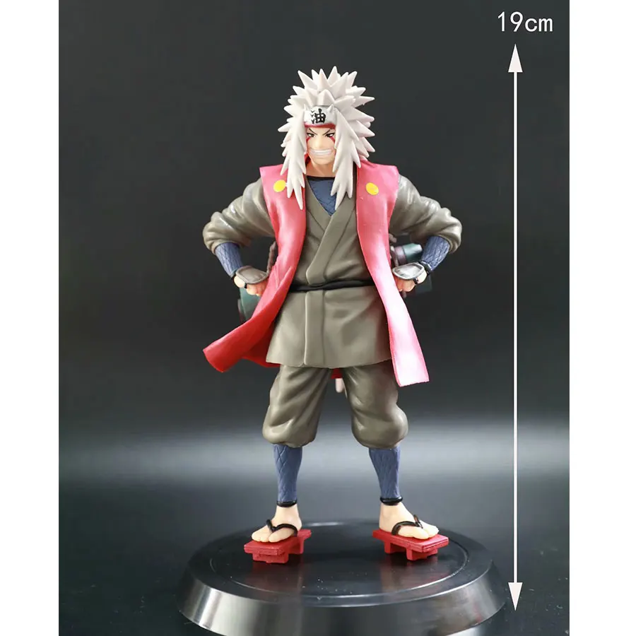 Аниме Наруто Shippuden фигурка 19 см JIRAIYA ПВХ 1/12 масштаб окрашенная фигура Gama Sennin Jiraiya