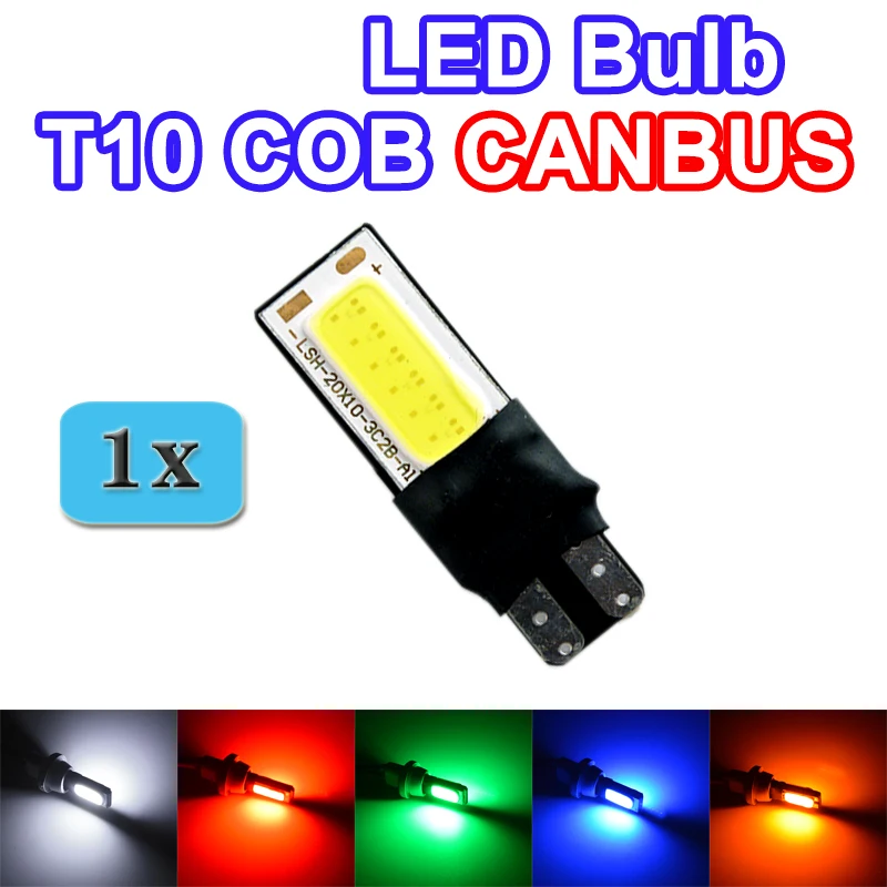 Flytop 1 x T10 COB CANBUS 194 W5W светодиодный безошибочный автомобильный светильник