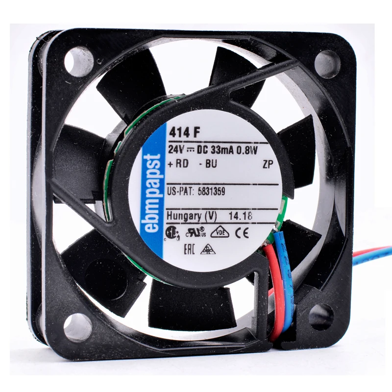Новый оригинальный 414 F 4 см 4010 40 мм вентилятор 40x40x10 DC24V 0 8 Вт Инвертор маленький