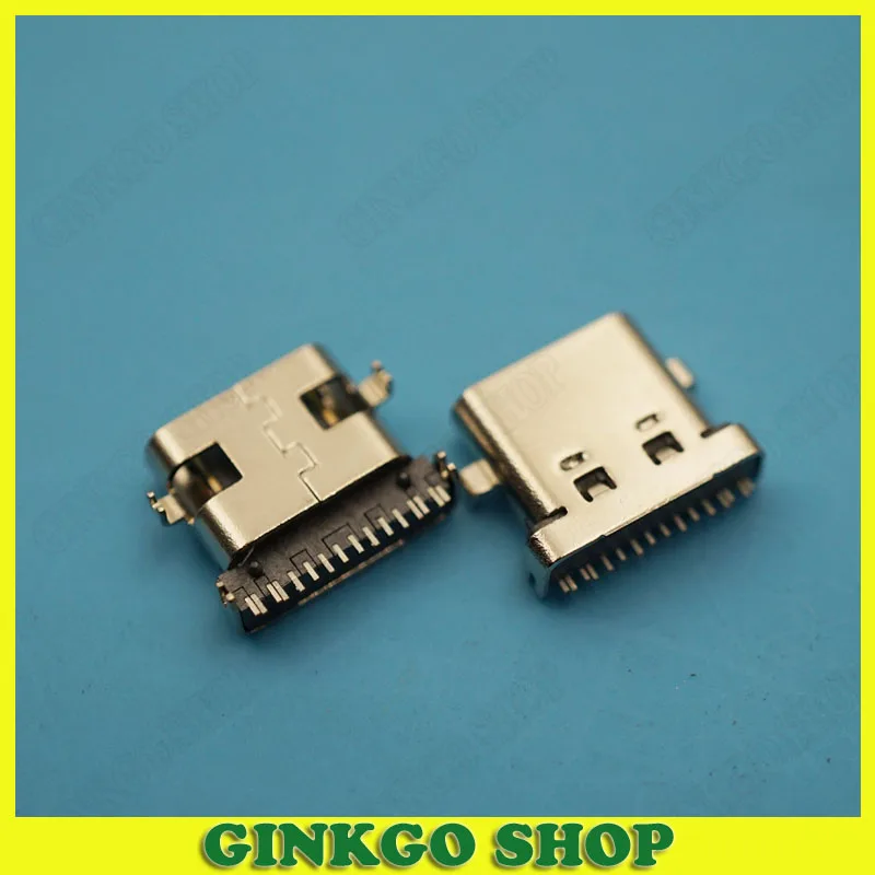 

200pcs 3.1 USB Connector Type-C 8.7 USB Female Socket Jack 16P Copper