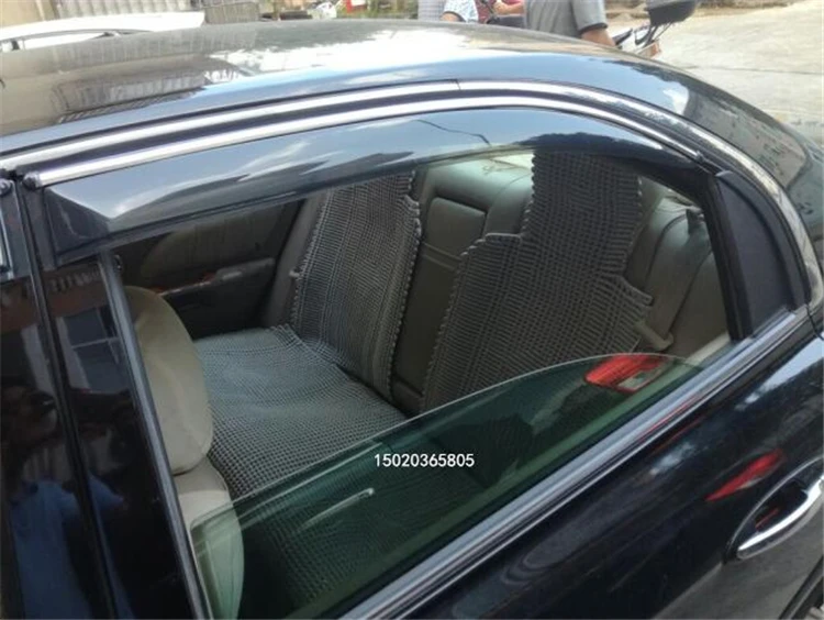Пластиковый козырек для окон Hyundai Sonata отверстия защита от солнца дождя