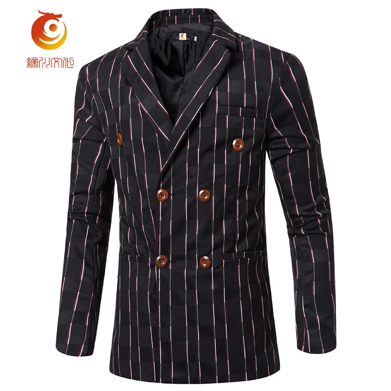 Fashion Plaid Blazer Men 2017 Spring Classic Design Slim Fit Cotton Mens Tweed Jacket Casual Cardigans Masculino | Мужская одежда