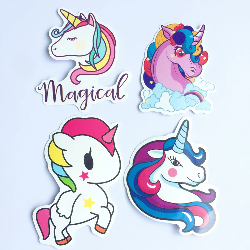 7 шт./упак. Kawaii Единорог DIY декоративные наклейки дневник для телефона бутылок