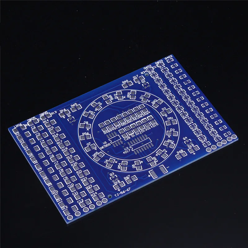 CD4017 вращающийся светодиодный SMD NE555 паяльная тренировочная доска DIY Kit Fanny Skill Training