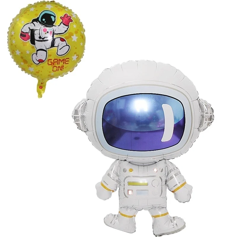 

1Pcs Astronaut Balloon Rocket Foil Balloons Birthday Outer Space Balls Decor Galaxy Theme Party Boy Kids Favors Helium Globals