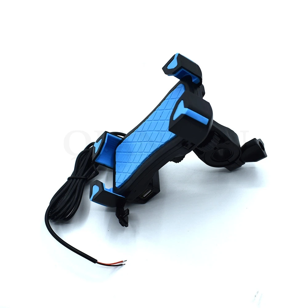 Universal Motorcycle Phone Holder Mobile Stand For Moto Support USB Charger for Suzuki GSXR GSX-R 600 750 1000 K1 K2 K3 | Автомобили и