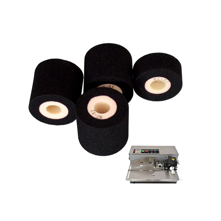 Black Diameter 36mm Height 32mm hot quick coder ink rolls for coding machine to pirnt date and number | Инструменты