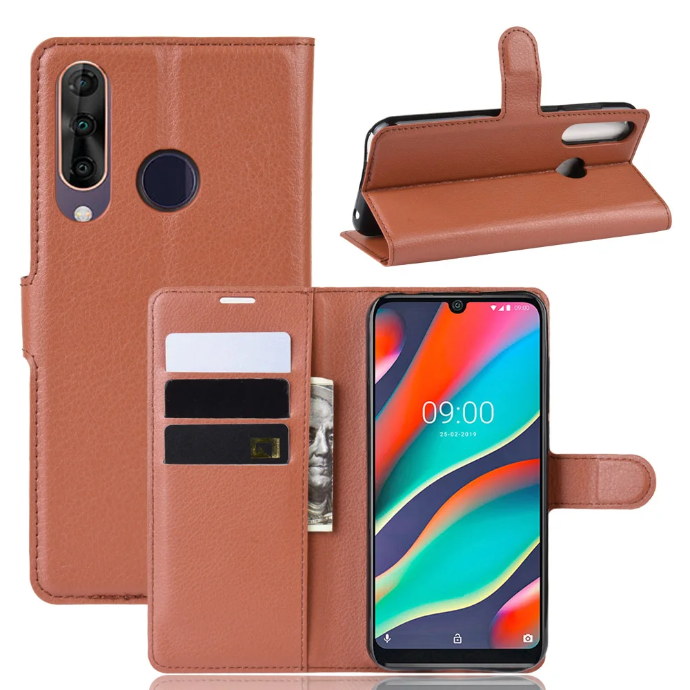 Micgita кожаный чехол для Wiko View 3 Pro с рисунком личи, флип-чехол в виде книги, чехол-бумажник для Wiko View 3 Pro/Wiko View 3, чехол