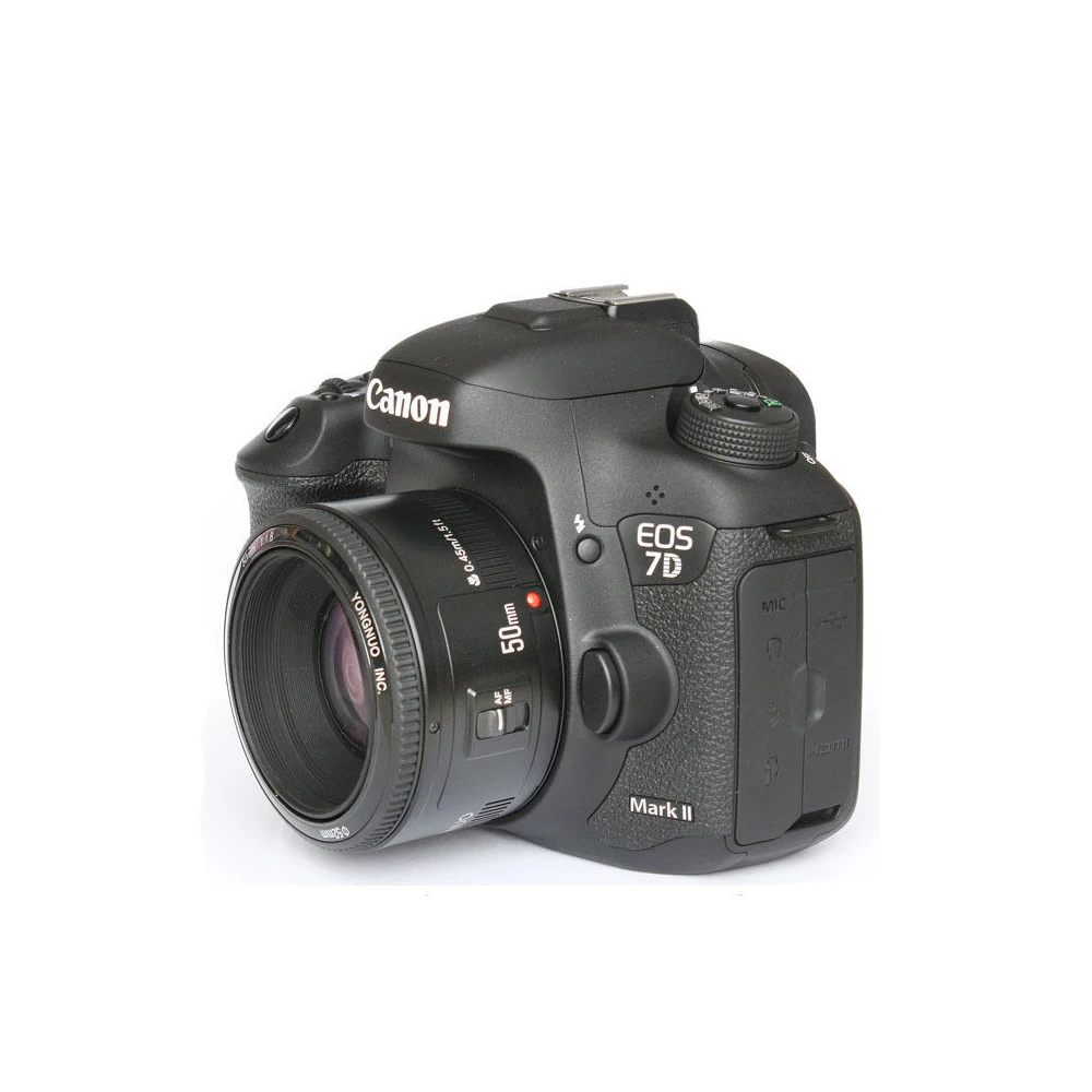 YONGNUO YN50mm f1.8 YN 50 мм AF объектив YN50 с автофокусом крышка УФ сумка для цифровых